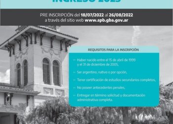 Nueva inscripción para la Carrera de Oficiales Penitenciarios Bonaerenses