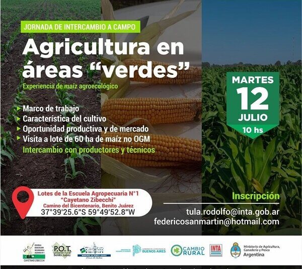 Se realiza una Jornada a campo sobre Producción en Áreas Verdes