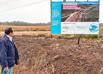 Se realizan trabajos de estabilización en Caminos Rurales