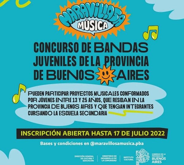Convocatoria a Maravillosa Música