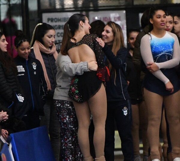 Podio para Dolores Pereyra que integra el equipo de patín del club Gimnasia de La Plata