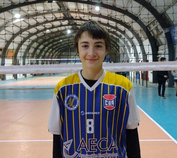 Nicolás Illia concentra este fin de semana con la Selección Provincial de Vóley Sub 14