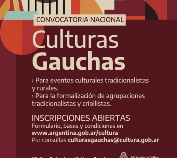 Culturas Gauchas: fondos federales para organizaciones tradicionalistas, criollistas y rurales