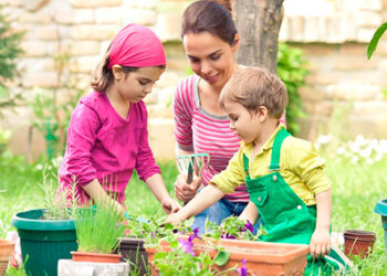 Hoy se realiza el Taller de Jardinería Infantil y mañana el Taller de Teatro Infantil