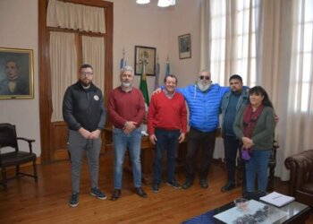 El intendente Julio Marini recibió a dirigentes de la Fesimubo