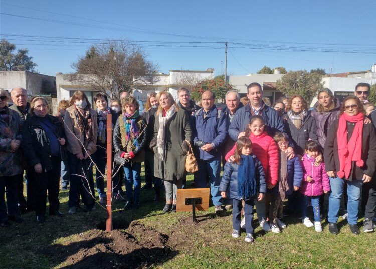 La promoción 70´recordó a sus compañeros con el árbol de «La Eternidad»