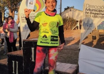 Una atractiva carrera de la Escuela 12, Soledad Acuña presente en los 8k