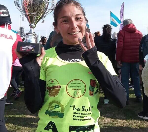 Soledad Acuña se presentó en Quequén, 6to puesto en la general de damas