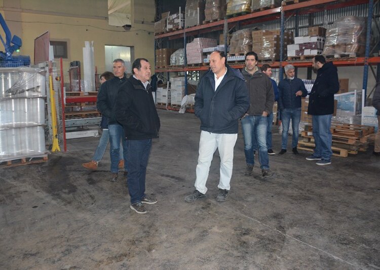 Visita al nuevo sector productivo de Morixe Hnos.
