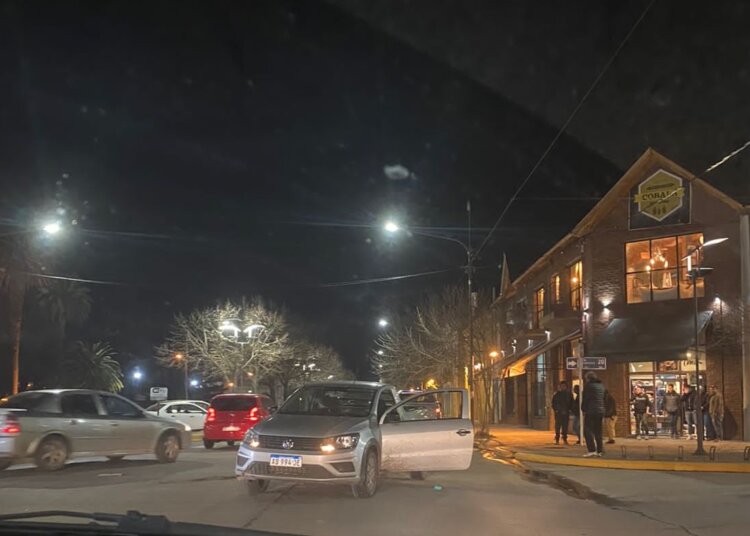 Accidente en pleno centro de Benito Juárez