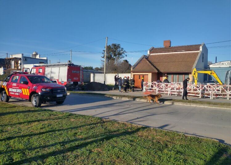 Un operario resultó herido por una máquina perforadora