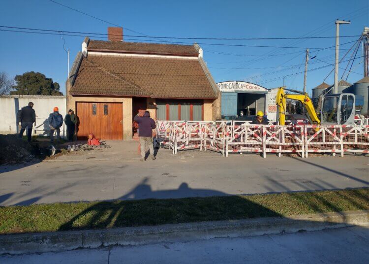 Un operario resultó herido por una máquina perforadora