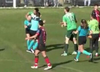 Grave: jugador de Garmense aprehendido por agredir a una mujer árbitro
