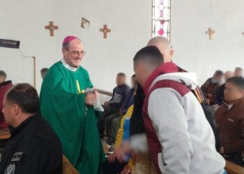 El Obispo Salaberry celebró la primera misa pos Pandemia en la Unidad 2