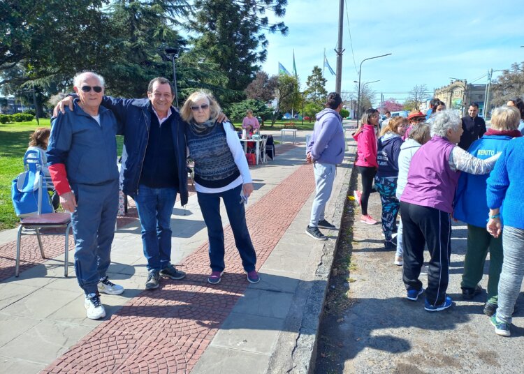 El intendente Julio Marini acompañó las actividades realizadas por el día del Jubilado