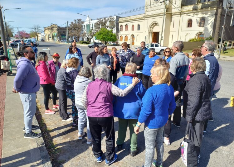 El intendente Julio Marini acompañó las actividades realizadas por el día del Jubilado