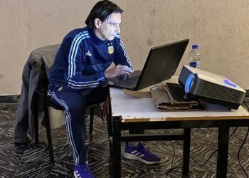 Se realizó una capacitación para los árbitros de la URD a cargo de Marcelo Aumente de AFA