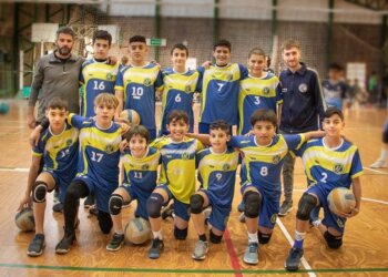 Emanuel Sainz y Nicolás Illia lograron el subcampeonato Sub 14 con Azul Vóley