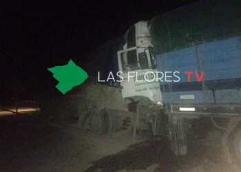 Accidente en Ruta 3, fue entre dos camiones uno era de Benito Juárez
