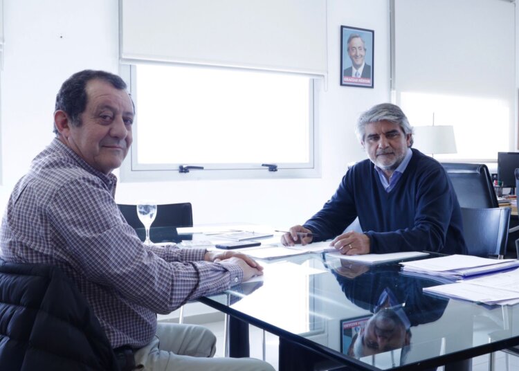 El intendente Julio Marini se reunió con el Ministro de Trabajo Bonaerense