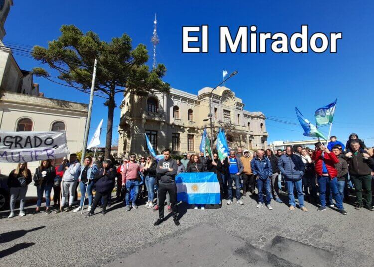 Manifestación en el centro juarense