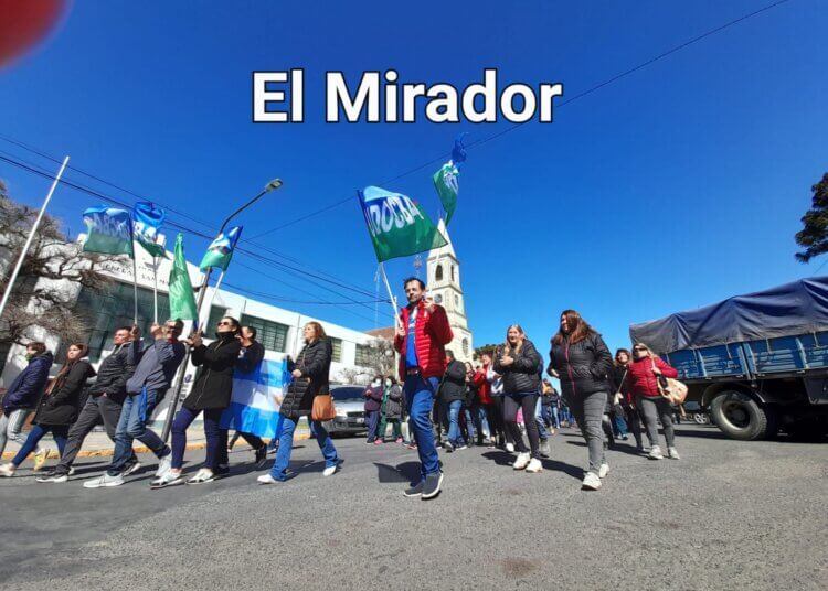 Manifestación en el centro juarense
