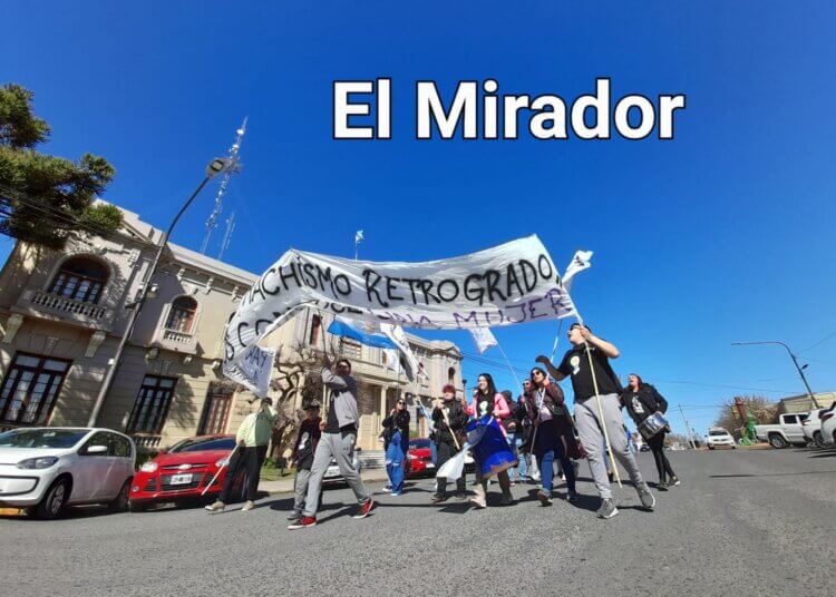 Manifestación en el centro juarense