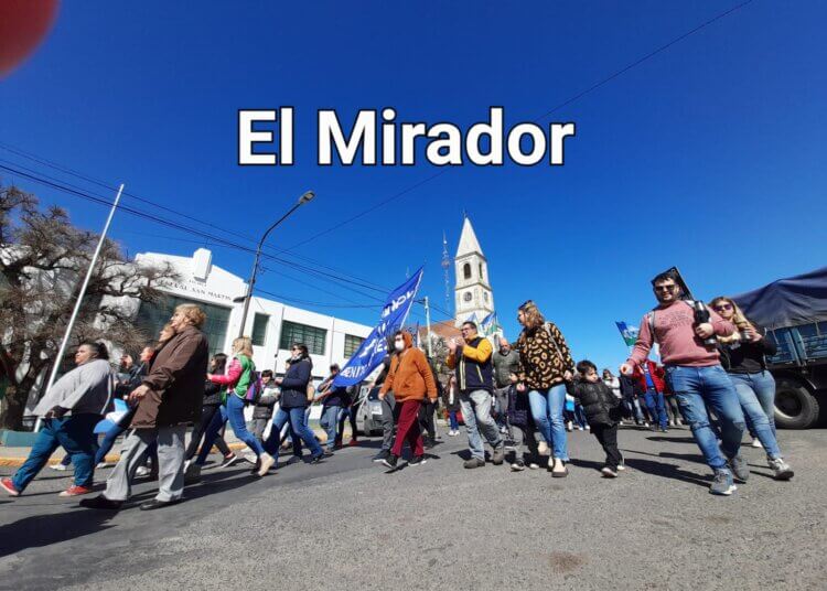 Manifestación en el centro juarense
