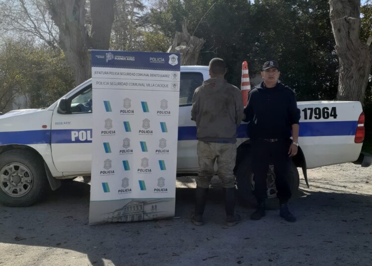 Hallaron cazadores en un campo del distrito