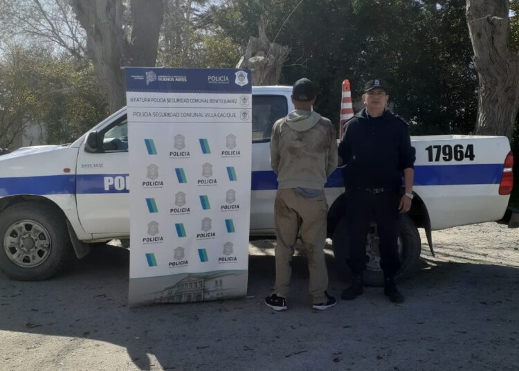 Hallaron cazadores en un campo del distrito