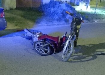 Accidente de motos en Saavedra y Sarmiento