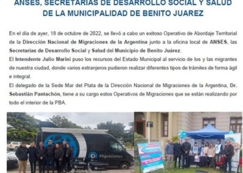 ANSES,  Secretarias de Desarrollo Social y salud de la Municipalidad de Juárez