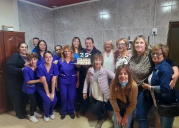 El Intendente acompañó al “Hogar de Abuelos” de Barker que arribó a sus 25 años de vida institucional