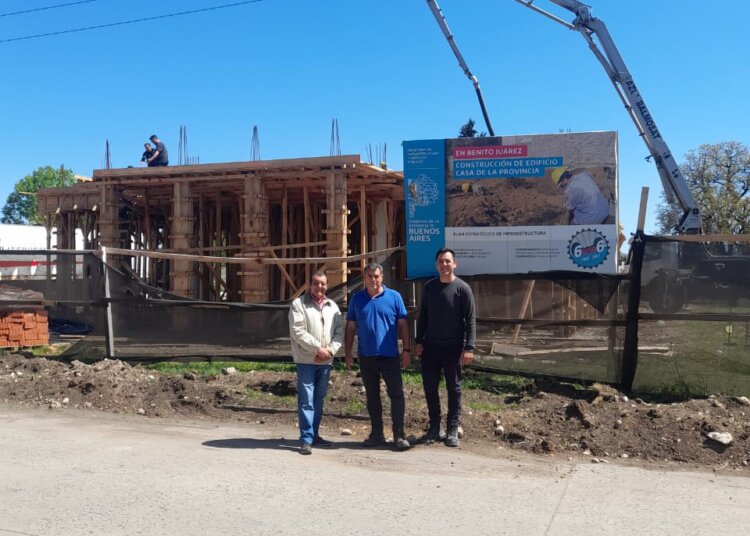 A buen ritmo continúa la construcción de la Casa de la Provincia