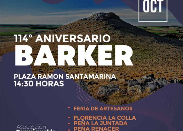 Barker celebra 114 años de vida con actos, desfile y espectáculos