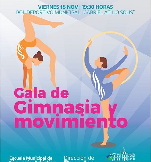 Desde las 19.30 se realiza la Gala de Gimnasia y Movimiento «Disfrutar»