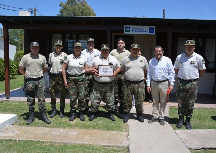 Se realizó el acto protocolar por el 58º aniversario de la Delegación Municipal y destacamento policial Paraje “El Luchador”