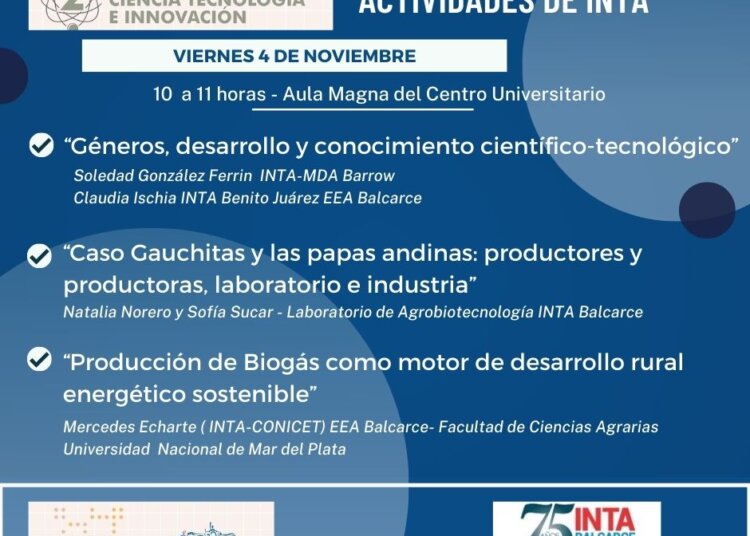 El INTA participa de la 2da Feria de Ciencia, Tecnología e Innovación