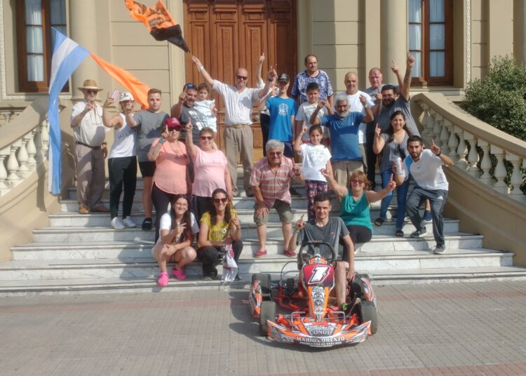Francisco Solari fue recibido como un verdadero Campeón