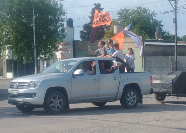 Francisco Solari fue recibido como un verdadero Campeón