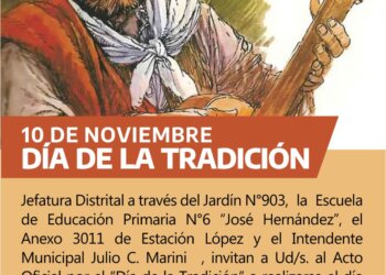 Este jueves se realiza en Estación López el acto oficial por el Día de la Tradición