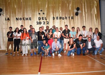 Todos los ganadores de la Noche del Deporte que se realizó ayer en el Polideportivo Municipal