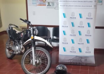 Parte de la Estación Comunal de Policía de Villa Cacique