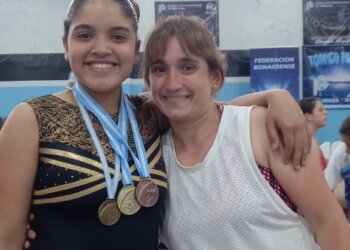Más podios en Lucila del Mar, Valentina Romero podio en salto y viga