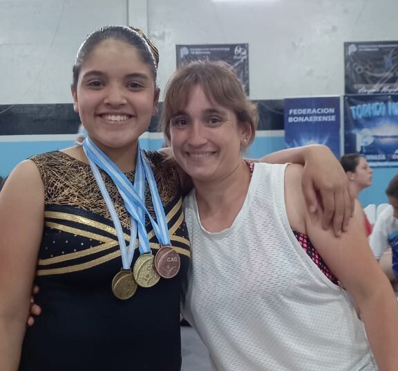 Más podios en Lucila del Mar, Valentina Romero podio en salto y viga