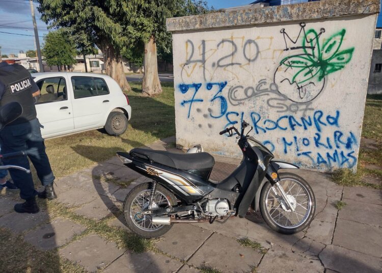 La policía juarense secuestró varias motos