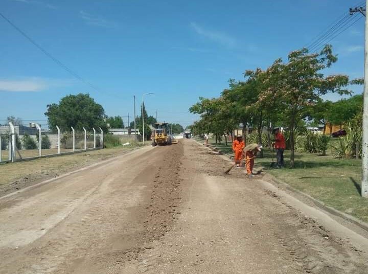 Comenzaron los trabajo de suelo en Barrio Flores