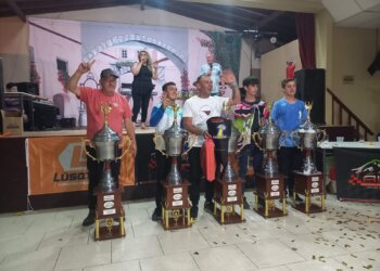 Marita Ricci estuvo en la cena Coronación del Karting de AKTS