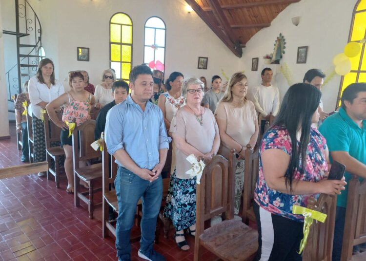 Día de la Virgen Inmaculada; se realizaron las ceremonias religiosas en Estación López