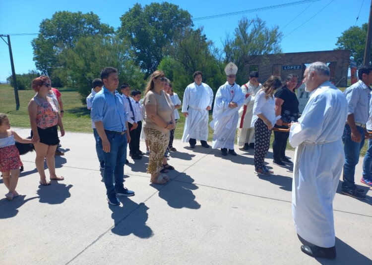 Día de la Virgen Inmaculada; se realizaron las ceremonias religiosas en Estación López